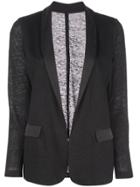 Majestic Filatures Lightweight Fitted Blazer - Black