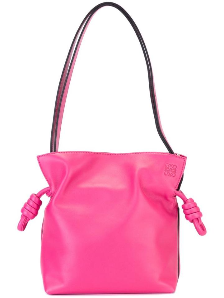 Loewe Flamenco Tote, Women's, Pink/purple, Leather