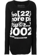 Rundholz Logo Print Longsleeved T-shirt, Women's, Size: S, Black, Cotton