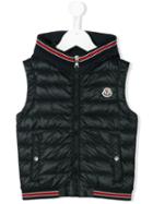 Moncler Kids - Padded Vest - Kids - Cotton/feather Down/polyamide/polyamide-8 - 5 Yrs, Toddler Boy's, Blue