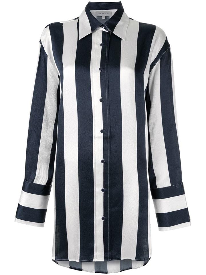 Lee Mathews Ingrid Silk Shirt - White