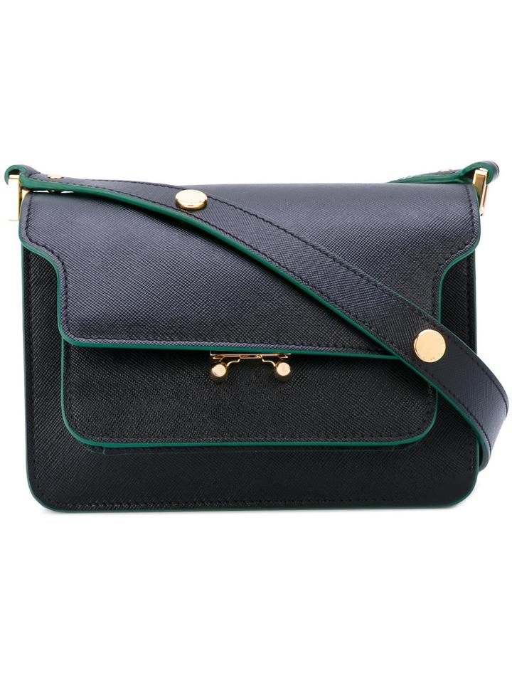 Marni - Trunk Satchel - Women - Calf Leather - One Size, Black, Calf Leather