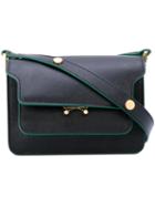 Marni - Trunk Satchel - Women - Calf Leather - One Size, Black, Calf Leather