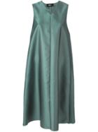 Yang Li Trapeze Dress, Women's, Size: 38, Green, Silk/polyester