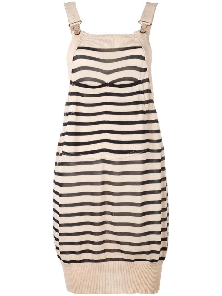 Jean Paul Gaultier Pre-owned 'sailor' Knit Dress - Neutrals