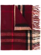 Burberry - Classic Check Cashmere Scarf - Men - Cashmere - One Size, Red, Cashmere