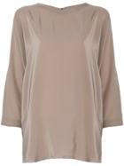 Daniela Gregis Loose Fit Blouse - Nude & Neutrals