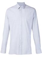 Lanvin Striped Placket Trim Shirt - Grey