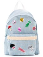 Joshua Sanders Patch Detail Denim Backpack