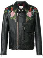 Gucci Angry Cat Embroidered Jacket - Black