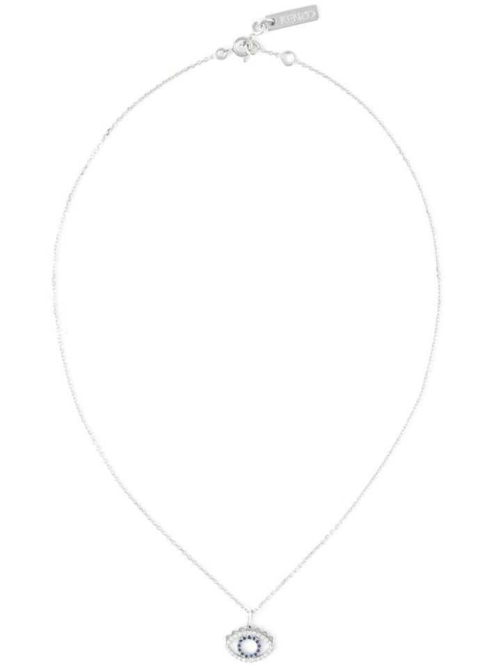 Kenzo Small 'eye' Necklace, Women's, Metallic