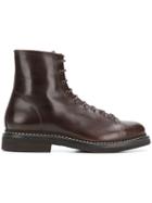 Brunello Cucinelli Army Lace-up Boots - Brown