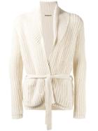 Nuur Ribbed Detail Cardigan - Nude & Neutrals