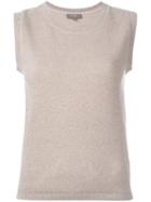 N.peal - Cashmere Milano Sleeveless Top - Women - Cashmere - M, Nude/neutrals, Cashmere