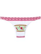 Cecilia Prado Knit Bikini Bottom, Women's, Size: P, White, Acrylic/viscose