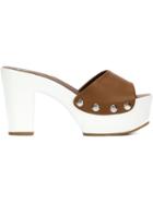 Giuseppe Zanotti Design Contrasted Sole Mules