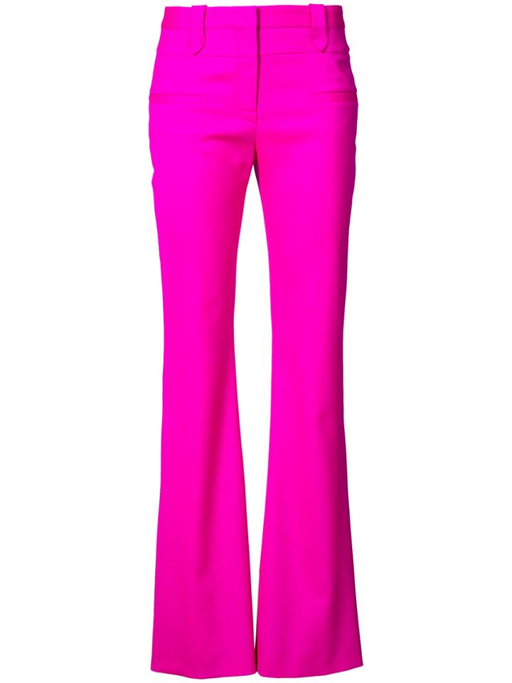 Altuzarra Flared Trousers - Pink & Purple