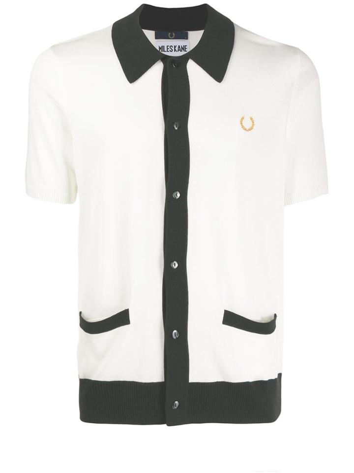 Fred Perry Contrast Trim Soft Shirt - White