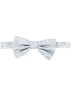 Canali Printed Bow Tie - Grey