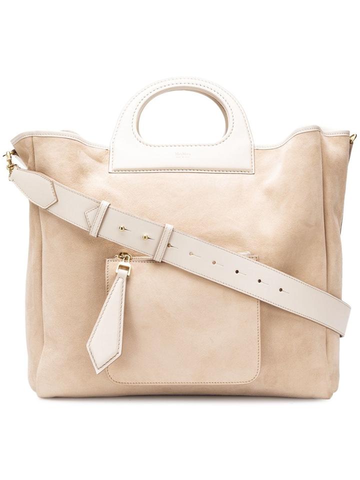 Max Mara Classic Tote Bag - Nude & Neutrals
