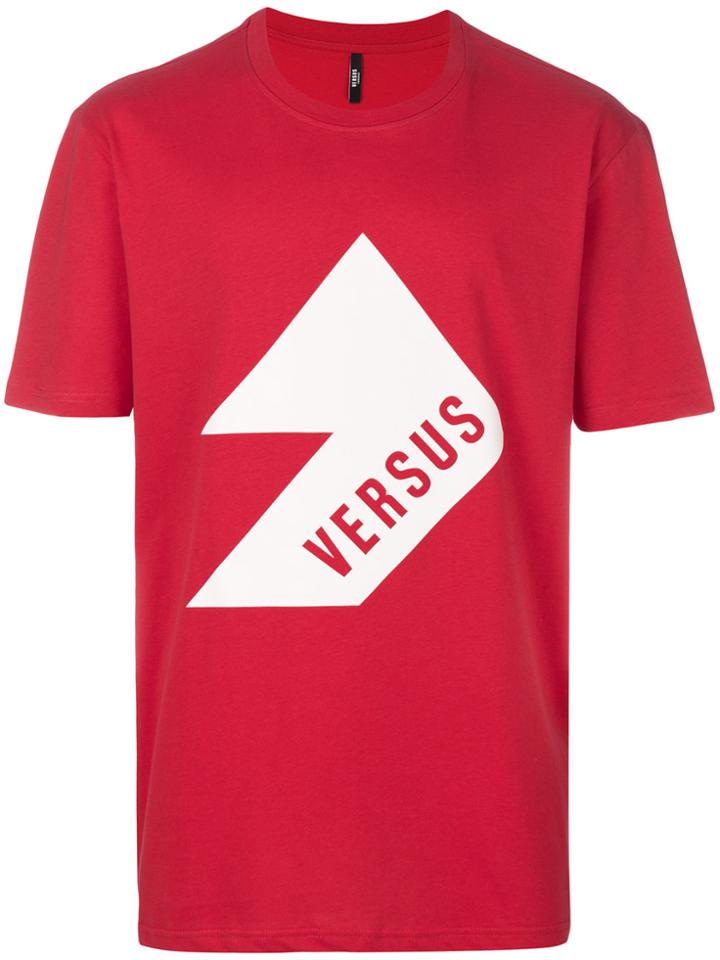 Versus Logo Patch T-shirt - Pink & Purple