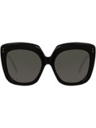 Linda Farrow 556 C1 Oversized Sunglasses - Black
