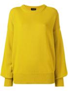 Roberto Collina Oversized Jumper - Yellow & Orange