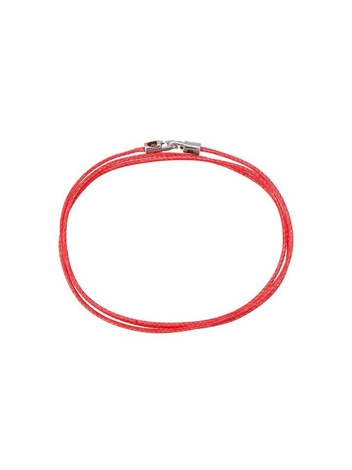 Luis Morais Medium Clasp On String Bracelet, Adult Unisex, Yellow/orange