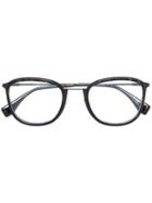 Fendi Eyewear Round Shaped Glasses - Brown