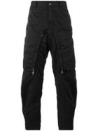 Stone Island Shadow Project Shadow Tapered Cargo Trousers - Black