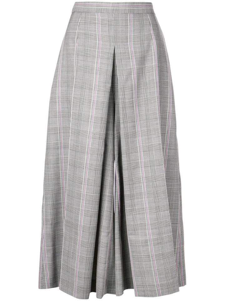 Alexander Mcqueen Pleated Palazzo Trousers - Black