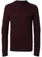 Giorgio Armani - Slim-fit Jumper - Men - Polyamide/mohair/virgin Wool - 52, Red, Polyamide/mohair/virgin Wool
