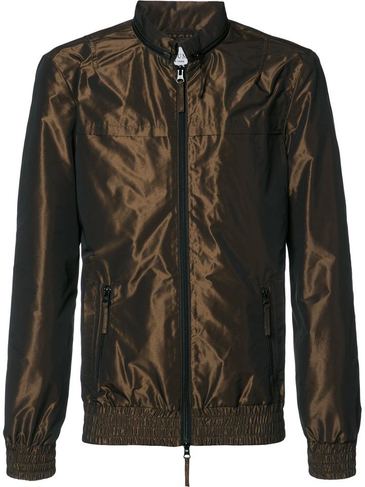 Keum - Two Tone Bomber Jacket - Men - Polyester - L, Brown, Polyester
