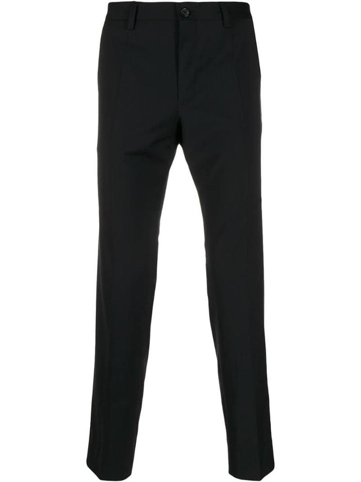 Dolce & Gabbana Slim-fit Chino Trousers - Black