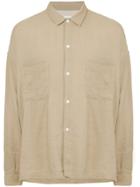 Monkey Time Chest Pockets Shirt - Brown