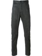 Isabel Benenato Skinny Trousers, Men's, Size: M, Grey, Cotton/spandex/elastane/linen/flax