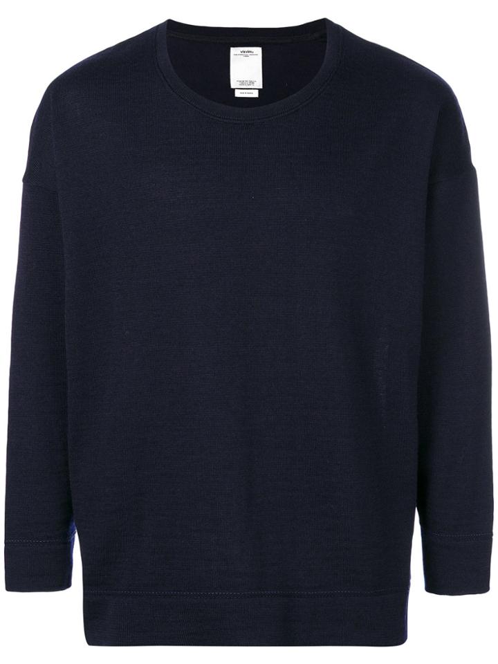 Visvim Jumbo Crewneck Jumper - Blue