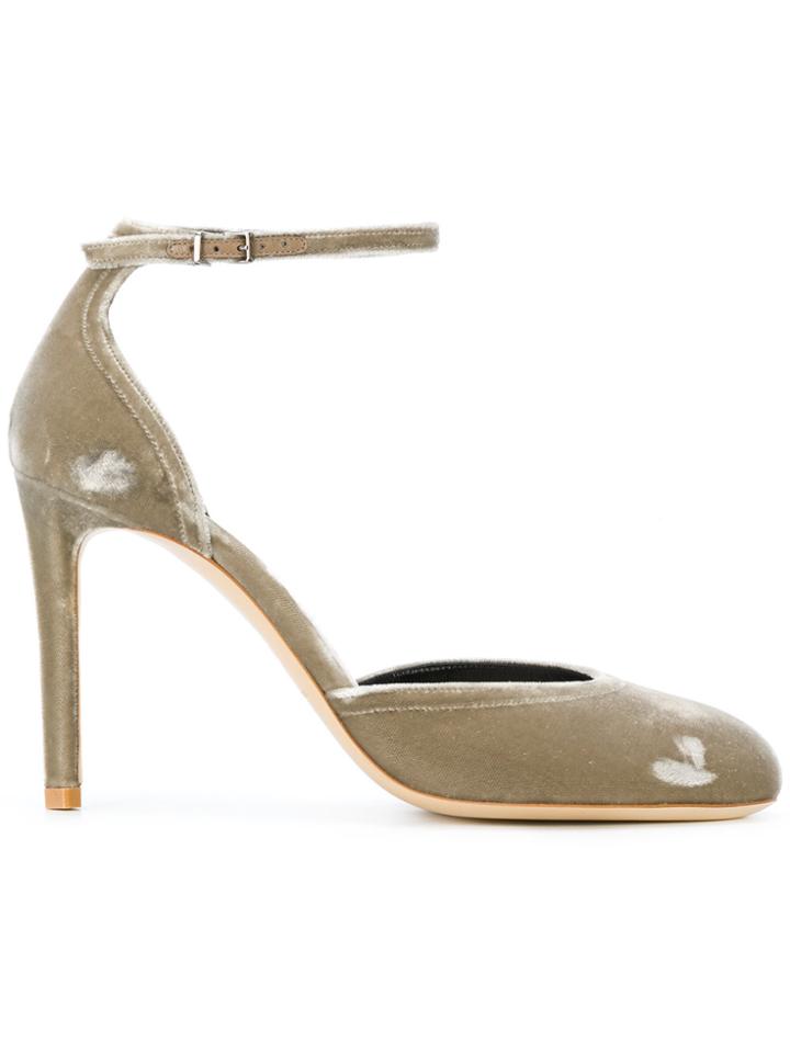 Giorgio Armani Ankle Strap Pumps - Nude & Neutrals