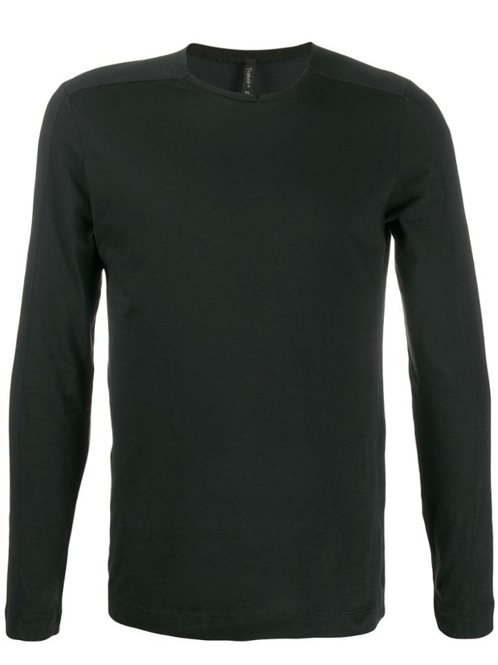 Transit Long-sleeve Fitted Top - Black