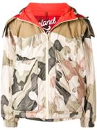 Woolrich Camouflage Print Hooded Jacket - Neutrals