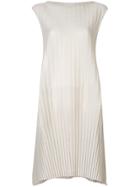 Issey Miyake Pleated Dress - Nude & Neutrals