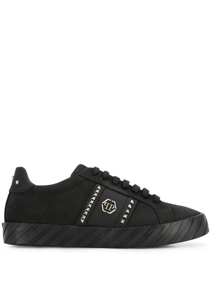 Philipp Plein Low-top Studded Sneakers - Black