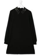 John Richmond Junior Studded Collar Dress - Black