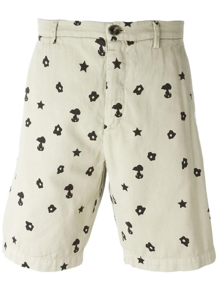 Iceberg Snoopy Print Shorts