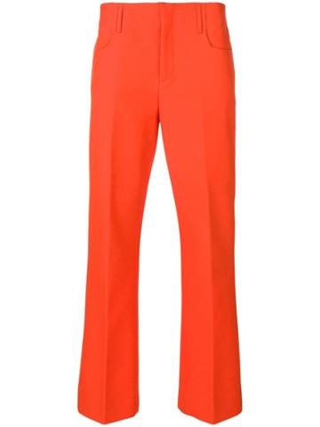 Acne Studios Boot Cut Trousers - Orange