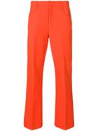 Acne Studios Boot Cut Trousers - Orange