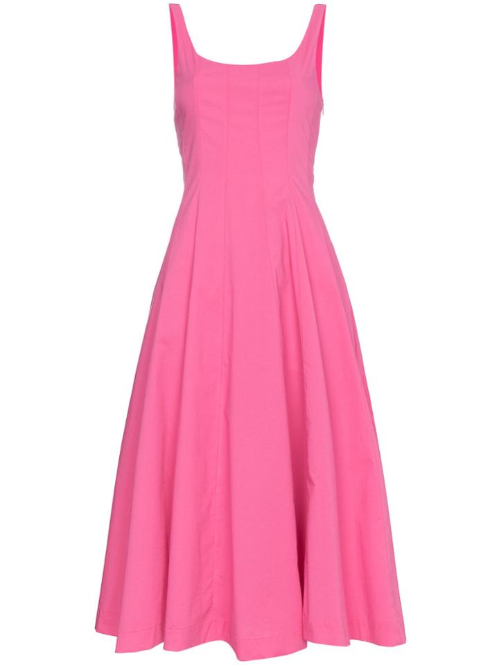 Staud Pink Wells Dress - Pink & Purple