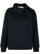 Le Ciel Bleu Side-zip Sweatshirt - Blue