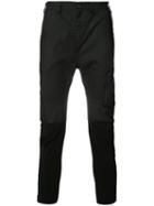 Julius Zipped Pocket Cropped Trousers, Men's, Size: 2, Black, Cotton/polyurethane
