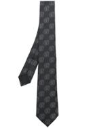Gucci Roaring Tiger Patterned Tie - Black